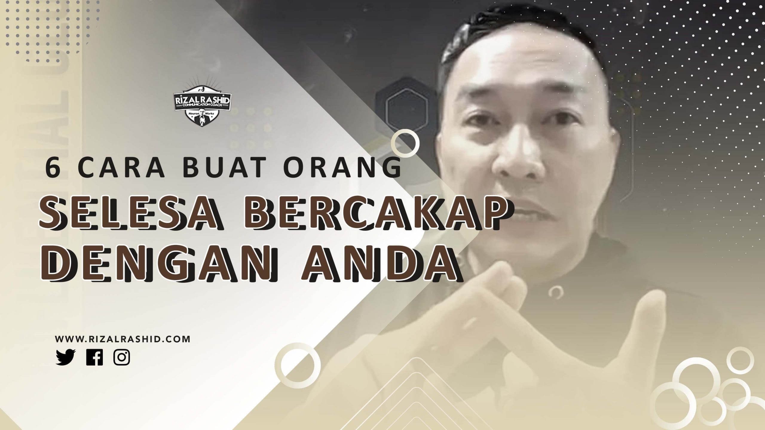 6 CARA BUAT ORANG SELESA BERCAKAP DENGAN ANDA